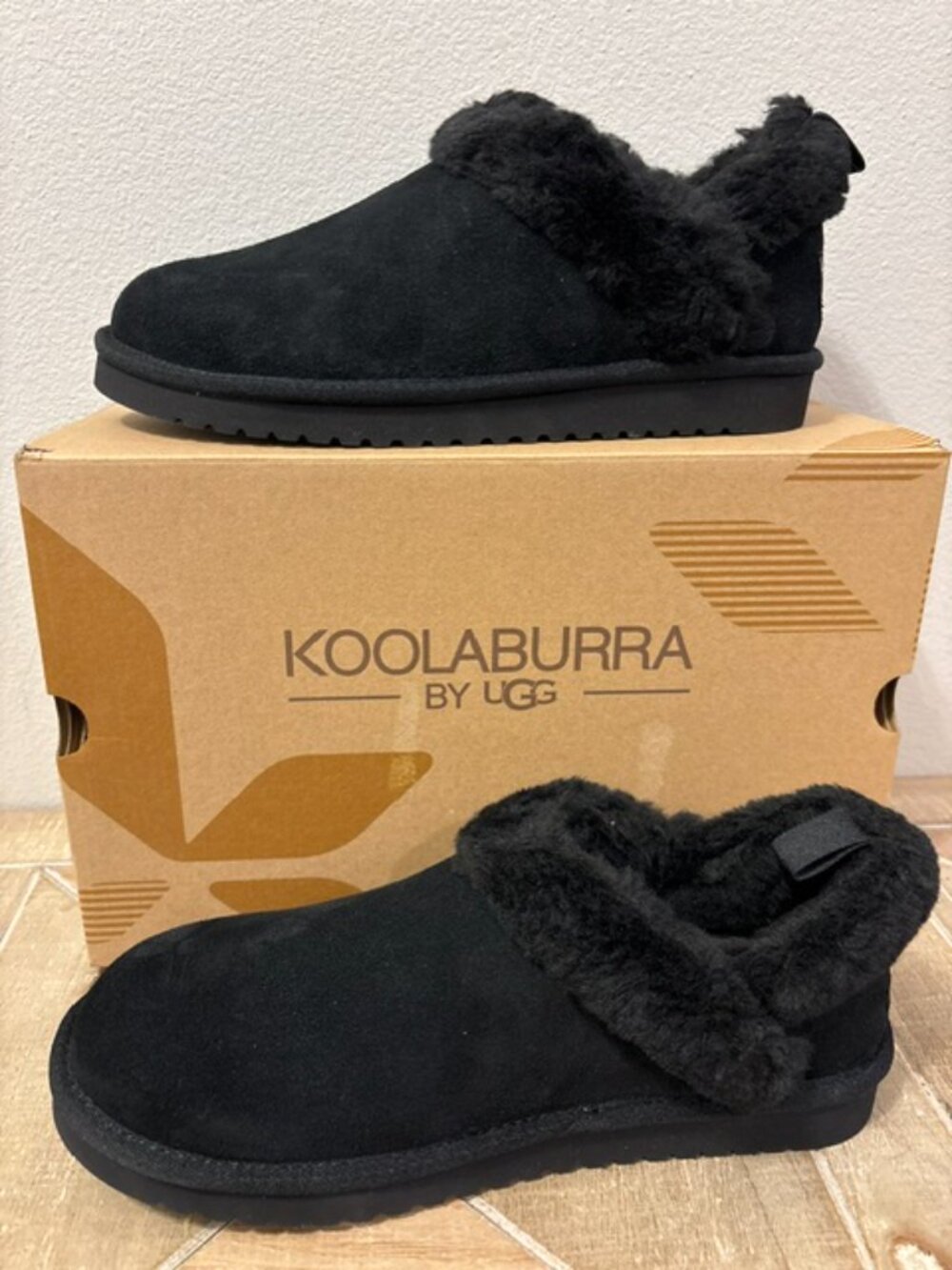 Koolaburra by UGG Suede Fur-Lined Slip-Ons - Advay - Picture 5 of 6